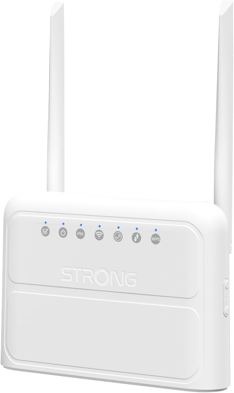 🔥 STARKER PREIS (-31%) STRONG N300 4G WLAN-Router mit SIM-Karten-Slot, Cat4, 4 × 100 Mbit/s Ports