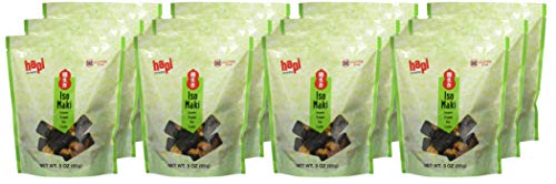 Hapi Gluten-Free Iso Maki Seaweed-Wrapped Rice Crackers, 3 Ounce (Pack Of 12) #TOP4