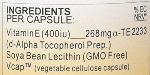 Health Plus E400 Vitamin E Supplement - 30 Gelatin Free Capsules - Image 6