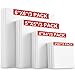 12 Pieces Assorted Size Mini Art Canvas Stretched for Craft Painting Drawing (3 Inches/ 4 Inches/ 5 Inches/ 6 Inches)