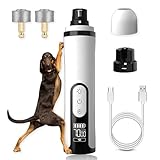 Silent Groom Pro, 2026 Upgrade Silent Pet Nail Grinder, Dog Silent Nail Grinder for Dogs Silent Dog Nail Trimmer, Rechargeable USB Charging Electric Pet Nail Grinder Nail File for Pet