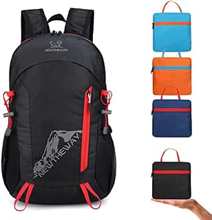 M MUNCASO 20L Lightweight Foldable Backpack Small Hiking Backpack Travel Camping Outdoor Sports Backpack Packable Daypack, Waterproof & Wear-resistant Bags for Women Men