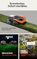 WORX Landroid Vision Cloud WR318E 2WD Mähroboter ohne Begrenzungskabel für 1800 m² (KI-Hinderniserkennung, VSLAM+ RTK Cloud Navigation, Auto-Mapping, App-Steuerung, Cut-to-Zero, RadioLink) – Ansicht 7