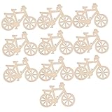 Ritagli di bici non finiti: queste sono sufficienti quantità di forme di bici di ritagli di legno che possono soddisfare le tue diverse esigenze di fai da te o artigianali, artigianato di bici