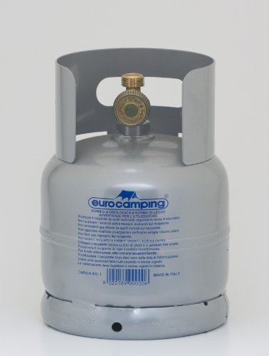 EUROCAMPING Bombole vuote per propano CE-TPED, Colori assortiti, 1 pezzo