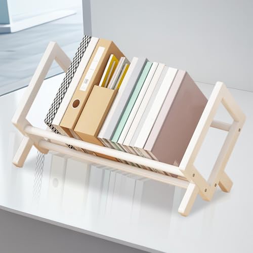 Support de livre de bureau inclinable avec rangement multicouche