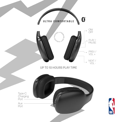 Image of SOAR NBA Wireless Over The Ear Bluetooth Headphones