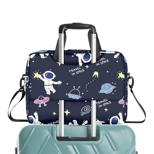 Bolso para portátil con tema espacial, 16 pulgadas, resistente al agua miniatura 6