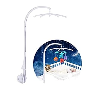 Mobiele houder, mobiele houder voor baby’s, mobiele stangen voor babybed/kinderbed voor hangend speelgoed en poppen…