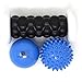 UNIQBEST Plantar Fasciitis Foot Recovery Bundle Set for Sport Men Women Include Foot Massager Foam Roller 2 Cold Massage Balls 1 Carrying Bag for Arch Pain Relief,Heel Spurs,Trigger Point Therapy