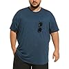Big and Tall Mens T-Shirt UPF 50+ S...