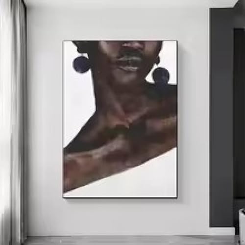Images d'art mural femme noire à cheval pour décorer un mur vide