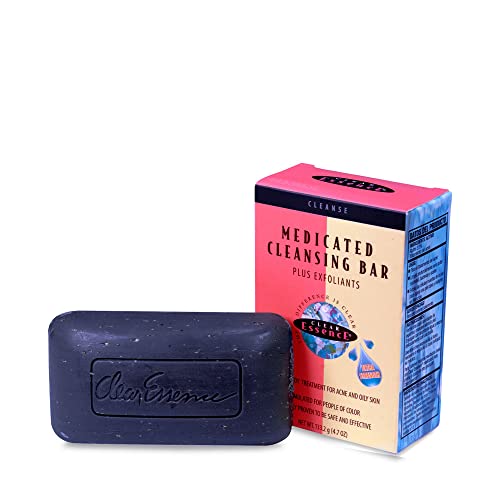 Clear Essence Platinum Extra Strength Medicated Cleansing Bar Plus Exfoliant - Face And Body Soap - Complexion Soap - Washes Away Dirt, Oil, And Acne - Soap For Men And Women (4.7Oz) #TOP8