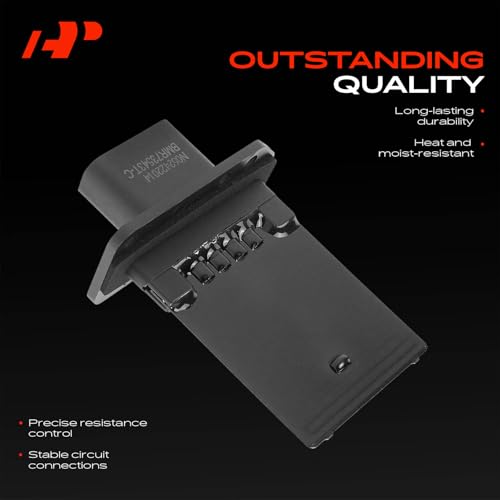 Image of A-Premium HVAC Blower Motor Resistor Compatible with Nissan & Infiniti | for Frontier 2005-2019, TITAN 2004-2009, Pathfinder 2005-2012, Xterra 2005-2015, Armada 2005-2007, Quest, QX56