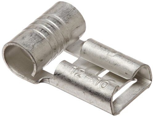 Connecteur femelle drapeau 12 AWG cosse plate 0.6x0.1 cm pour raccordement électrique de précision