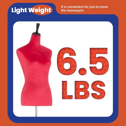 image for PayLessHere Mannequin Torso Manikin Dress Form Height Adjustable Femal