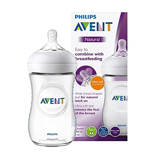 Philips Avent Naturlig flaska SCF033/17, 260 ml, naturligt drickbeteende, anti-kolik system, transparent, 1-pack