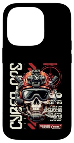 Coque iPhone 14 Pro Sci Fi Cyber Ops 700 antichoc et compatible charge sans fil