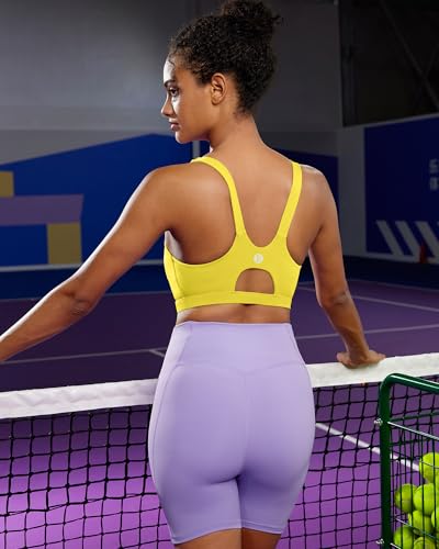 Image of RUNNING GIRL Sports Bra for Women High Support, Molded Cup High Impact Sports Bras for Women with Sewn in Pads
