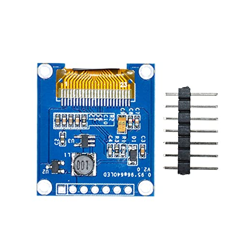 0.95 inch Full Color OLED Display Module with 96x64 Resolution SPI Parallel Interface SSD1331 Controller 7PIN for Arduino DIY