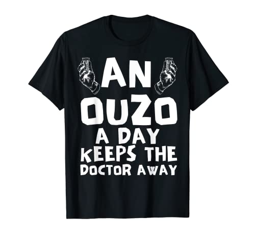 Ouzo Grecia bebida frase Ouzo Party Ouzo pfeffi Ouzo Camiseta