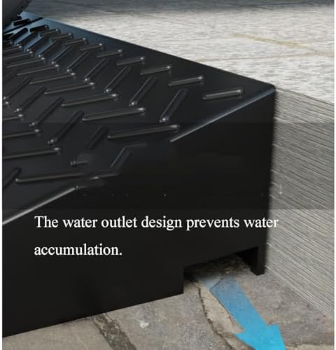 Anti-Slip Rubber Curb Mats, Durable Door Sill & Car Step Mats for Home Use, Non-Slip Floor Protection, Heavy-Duty Plastic, Ideal for Stairs & Entryways.