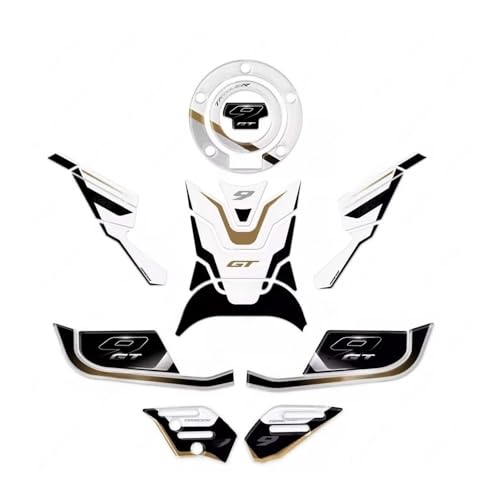 Kit autocollants protection réservoir moto Tracer 9 GT résine de luxe