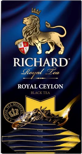 Richard Royal Ceylon, Classic Black Tea in sachets, 25 tea bags