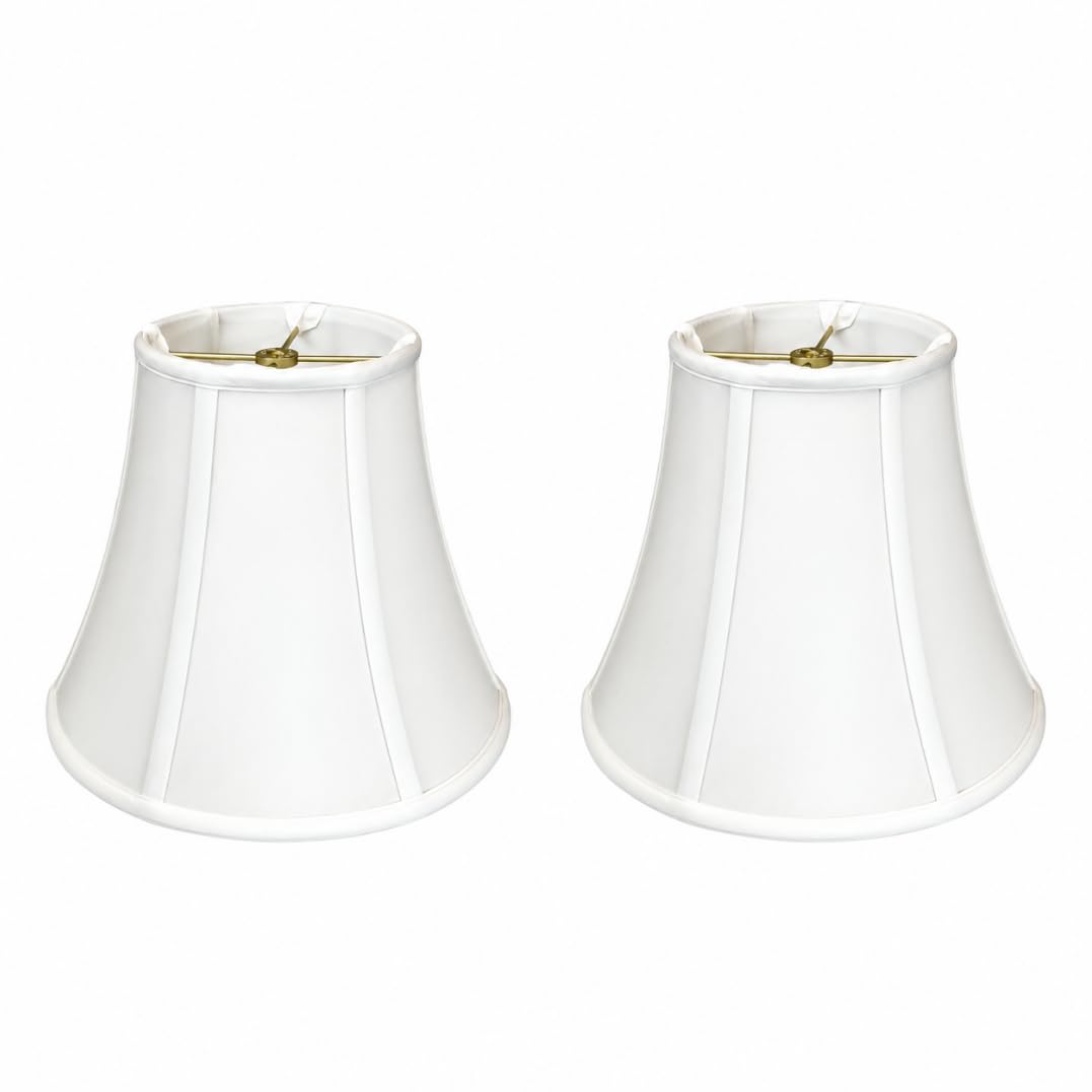 Royal Designs, Inc. BSO-704-10WH-2 True Bell Basic Lamp Shade, 5 x 10 x 8.5, White, 2-Pack
