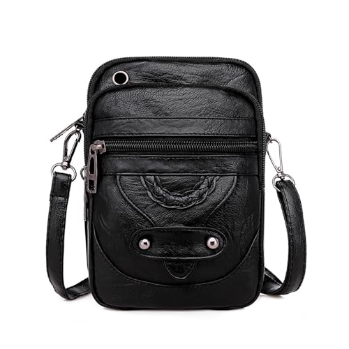 Fashionable Retro Women's Crossbody Shoulder Bag Small Vintage Mobile Phone Bag