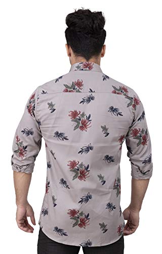 Image of Men's Solid Regular Fit Full Sleeve Cotton Formal Shirt