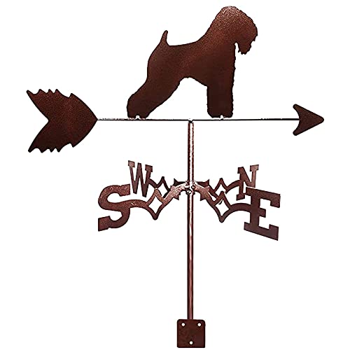 Girouette pour chien en métal antirouille pour remplacer les décos cassables