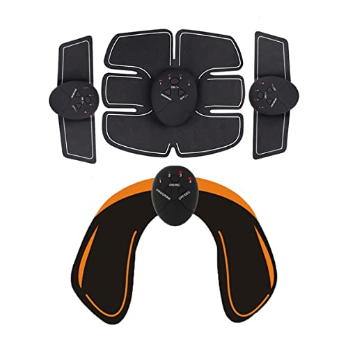 LILOVE 8 PCS/Set Bauchmuskeltrainer EMS trainingsgerät,EMS Muskelstimulator Smart Wireless Muscle...
