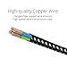 Airsspu iPhone Cable,3Pack(6FT/6FT/10FT)Nylon Braided Lightning Cable USB Cord Charging Cable for iPhone 5/5S/5C/SE 6/6S 6 Plus/6S Plus, iPad mini/Air/Pro iPod touch (Black Gray)