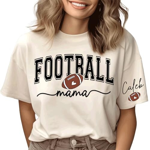 Personalized Soccer Mom Shirt - Custom Softball Name & Number Shirts for Woman, Sports Mom Gifts, Baseball Mom T-Shirt2