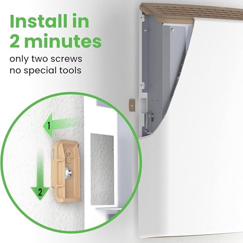 Smart EnviMAX 1000W Wi-fi Plug-in Electric Wall Heater - Energy Efficient Smart Heaters for Large Rooms - App Controlled Electric Heater with Thermal Shut Off Switch - Works with Alexa & Google Home - Image 8