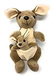 14' Kangaroo Stuffed Animals | Plush Animal Kangaroos Soft Kids Toy| Momma & Baby Animals Joey | 2 Stuffed Toy Animals