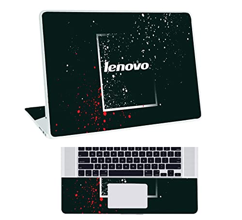 Image of Pattern L4 Top+Wrist Pad Vinyl Laptop Skin /Sticker /Cover for 15 to 15.6 Inches Laptops Laminated-Removable-HD Quality Compatible for Lenovo.(15x10 Inches)