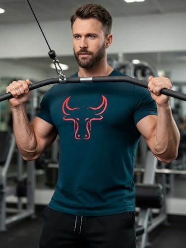 Image of 3Colours RGB Active Fit T-Shirt - Lightweight Polyester Sportswear-Bull