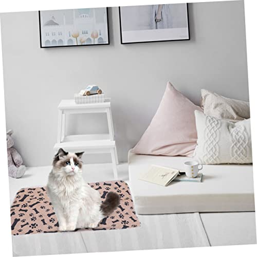 Tapis lavable pour chien avec base anti-dérapante efficace contre l'humidité