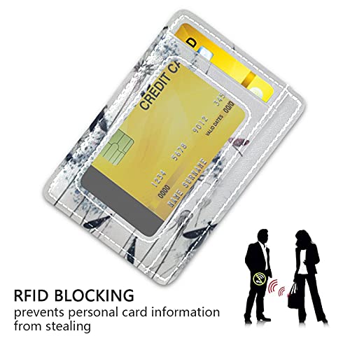 Susiyo Dandelions Dragonflies Slim Minimalist Wallets Rfid Blocking Card Wallets Pu Leather Front Pocket Wallets For Men And Women #TOP2