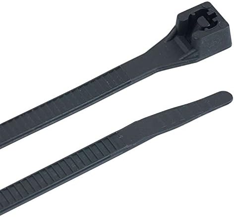 GB Standard Cable Ties, 8" Long, .17" Wide, .055" Thick, UV Black