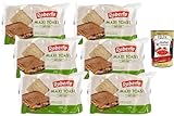 Italian Gourmet Maxi Toast Brotscheiben mit Olivenöl, große Sandwich-Scheiben, ideal zum Toasten & Belegen, Vorratspack 6 x 500 g (je 10 Scheiben) für Frühstück & Snack + Italian Gourmet Polpa