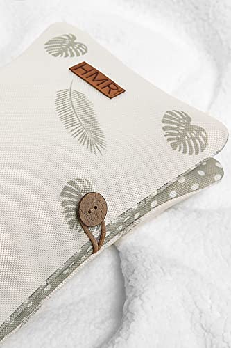 Miniatura 2 de Hamur Home Bolsa De Pañales 2 En 1 Y Bolsa De Cosméticos - Práctica Bolsa Para Pañales De Mamá Toallitas Y Crema - Organizador Para Bebés Leaves