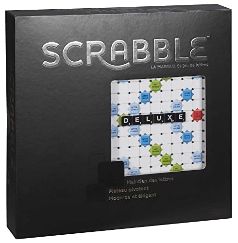 Mattel Games Scrabble Deluxe, jeu de société et de lettres, version française, Y9585