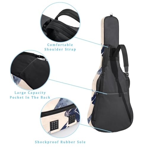 Étui souple guitare acoustique et basse avec double sangle - 3