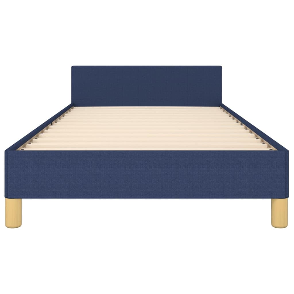 Homgoday Telaio per letto senza materasso blu, 90 x 200 cm, tessuto con doghe adatto a un materasso di 90 x 200 cm, telaio per letto a piattaforma per camera da letto, adulti C