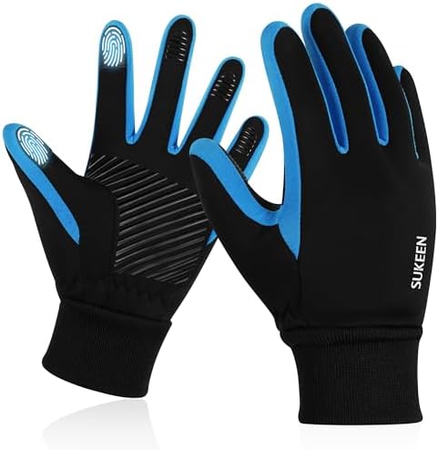 Kinder Handschuhe Thermo Anti-Rutsch Touch Screen Fahrradhandschuhe | Softshell Winterhandschuhe Wasserdicht Radhandschuhe Skifahren Hockey Rugby Outdoor Sport für mädchen Jungen 4