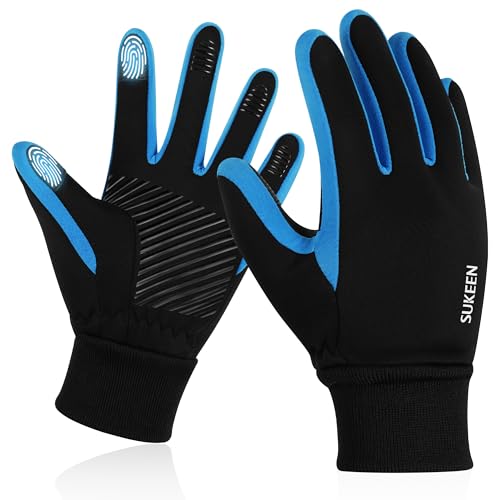 Guantes de Invierno para niños, Guantes de Softshell, Impermeables, cálidos, Guantes de equitación para niños, Guantes de equitación con Antideslizantes, Resistentes al Viento, Guantes de Ciclismo de