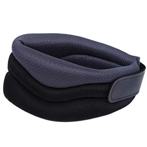 Haofy Férula de soporte para el cuello ajustable para el dolor y el soporte del cuello, cuello cervical ajustable(gris)